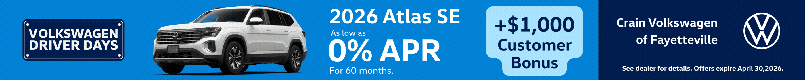 Vehicle Offers on New Volkswagens