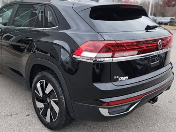 Rear of Atlas Cross Sport at Crain VW of Fayetteville