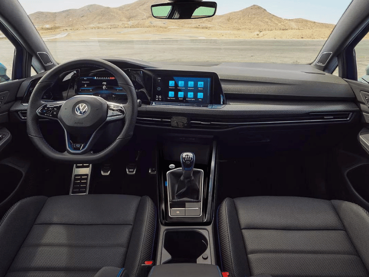 24 Golf R Dashboard interior at Crain VW of Fayetteville