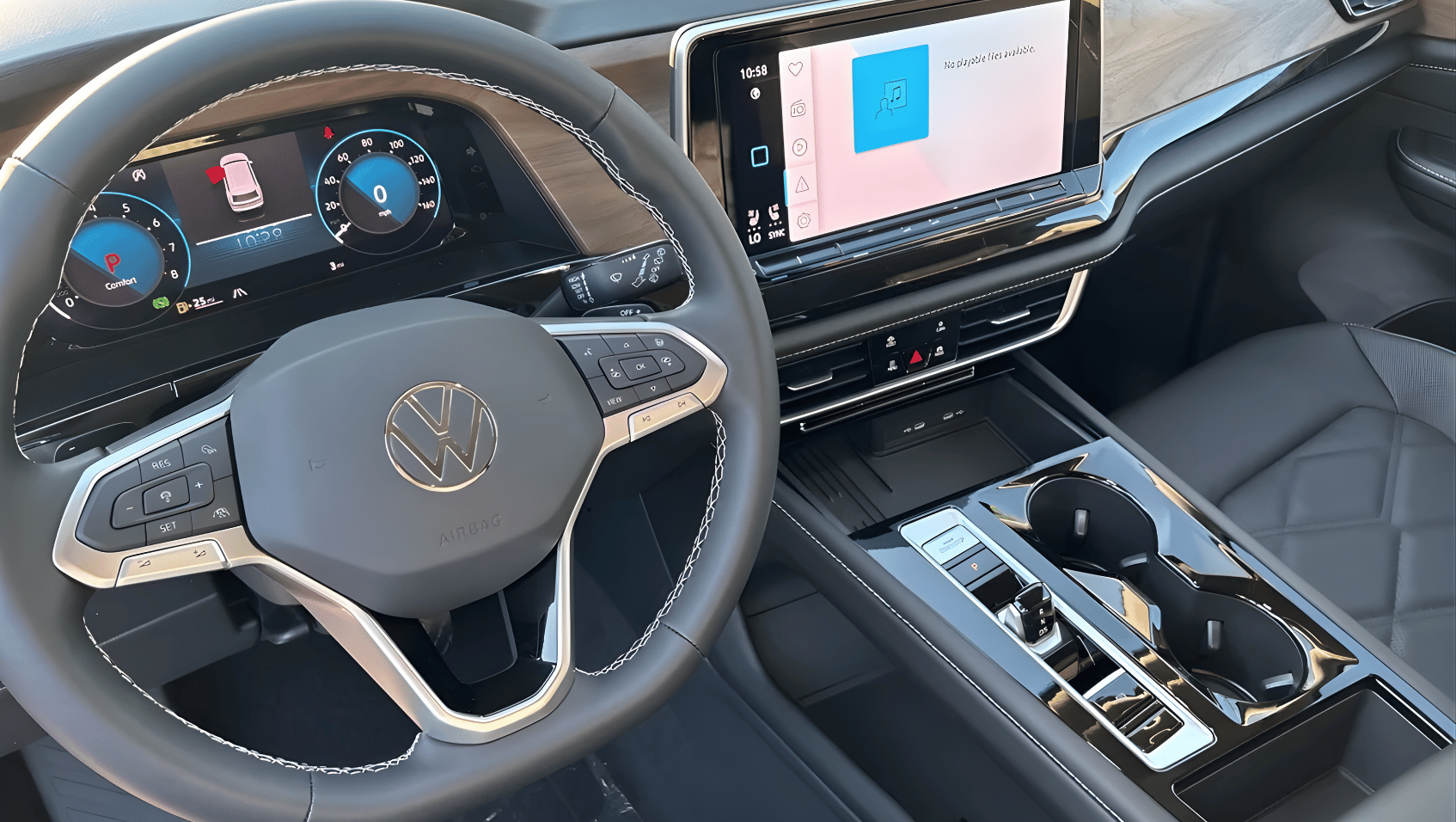 Interior view of 2026 Volkswagen Atlas in Fayetteville, AR