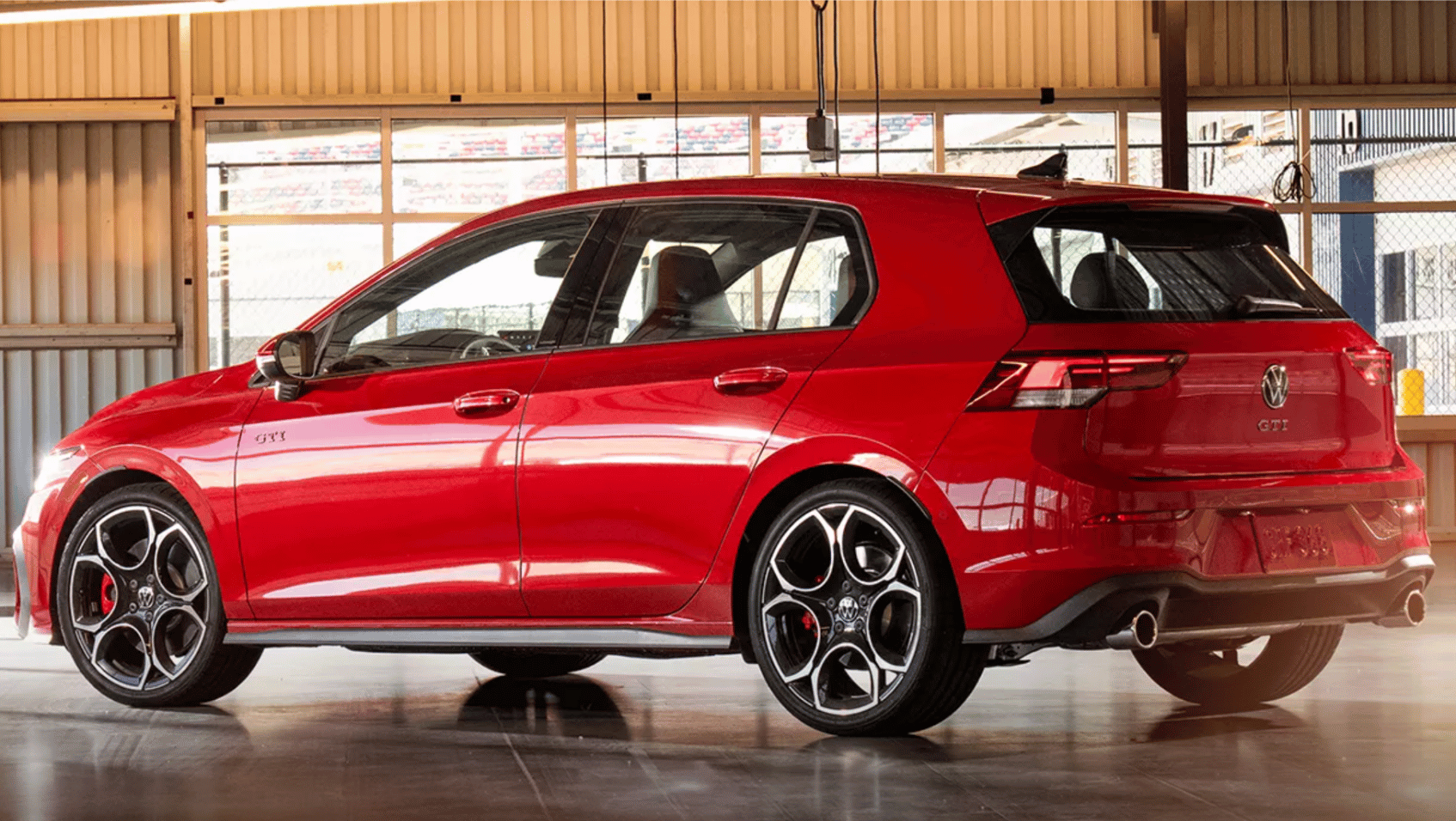 Side view of 2026 Volkswagen Golf GTI in Fayetteville, AR