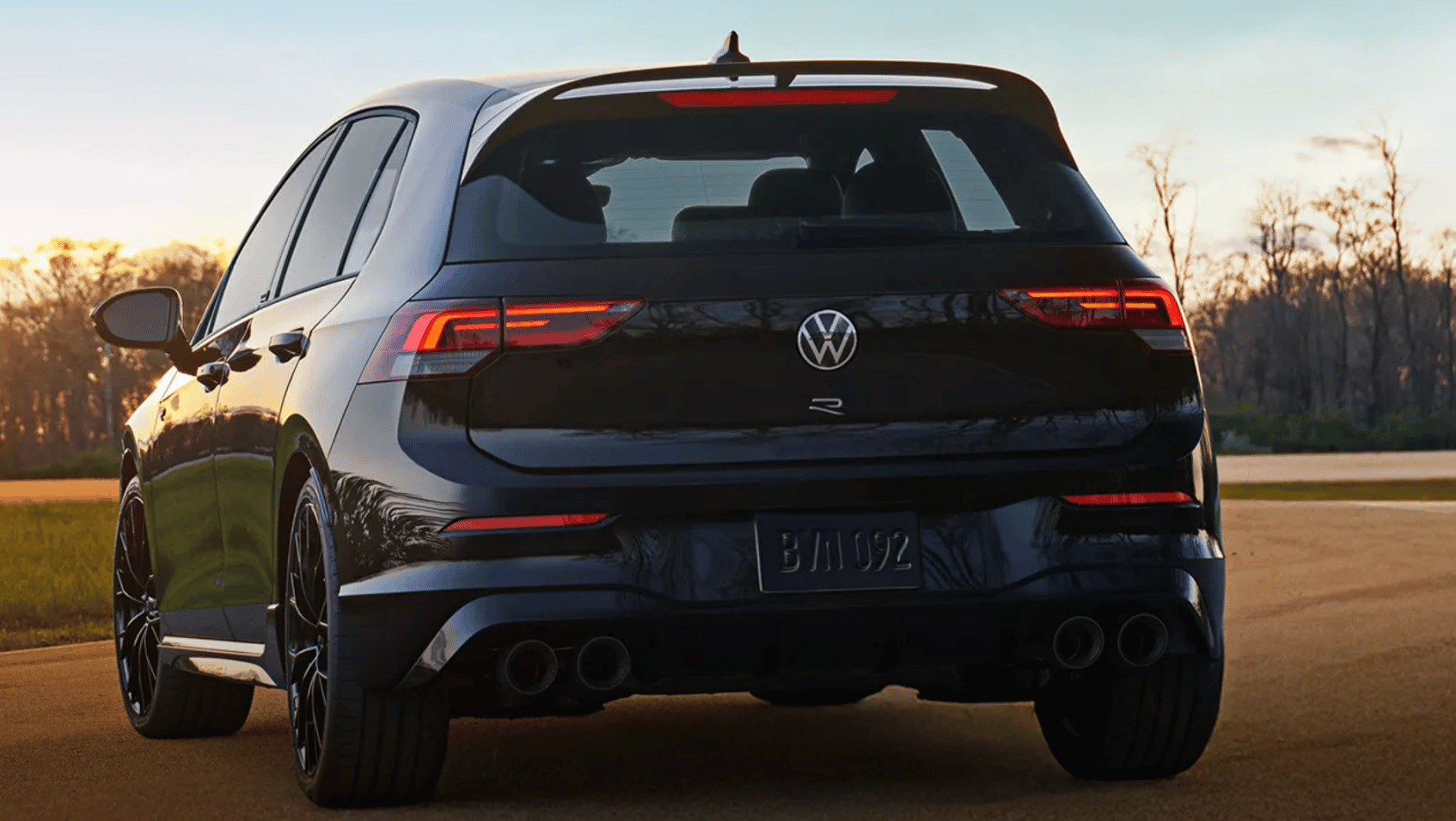 Back view of 2026 Volkswagen Golf R in Fayetteville, AR