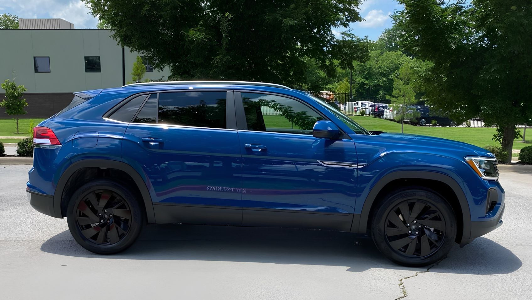 Side view of 2026 Volkswagen Atlas Cross Sport in Fayetteville, AR