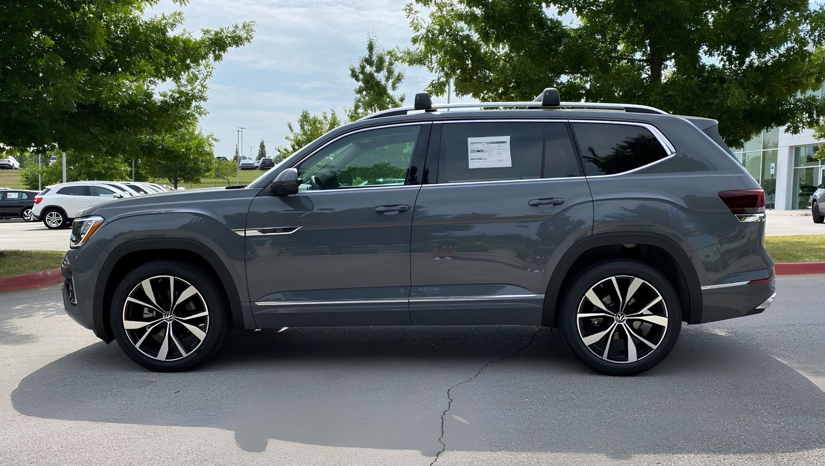Side view of 2026 Volkswagen Atlas in Fayetteville, AR