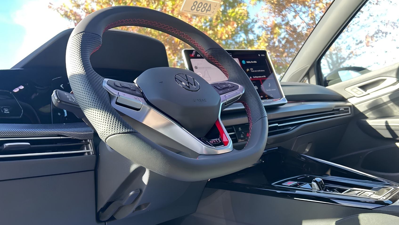Interior view of 2026 Volkswagen Golf GTI in Fayetteville, AR