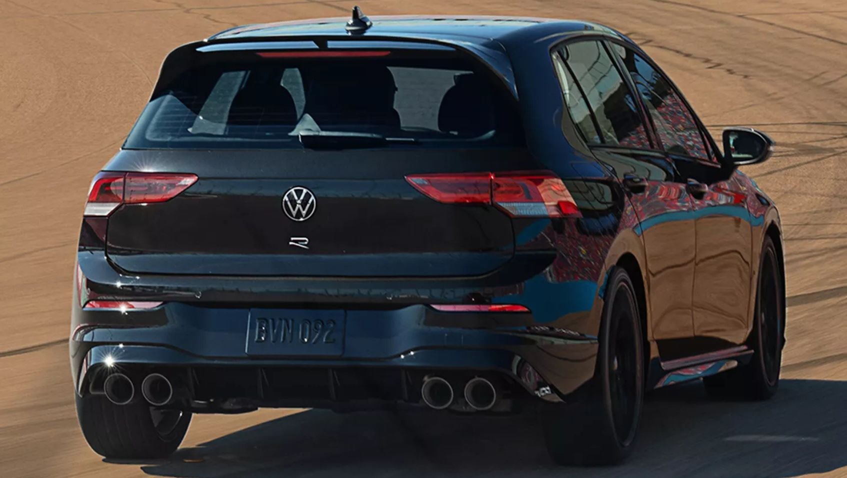 Rear view of 2026 Volkswagen Golf R in Fayetteville, AR