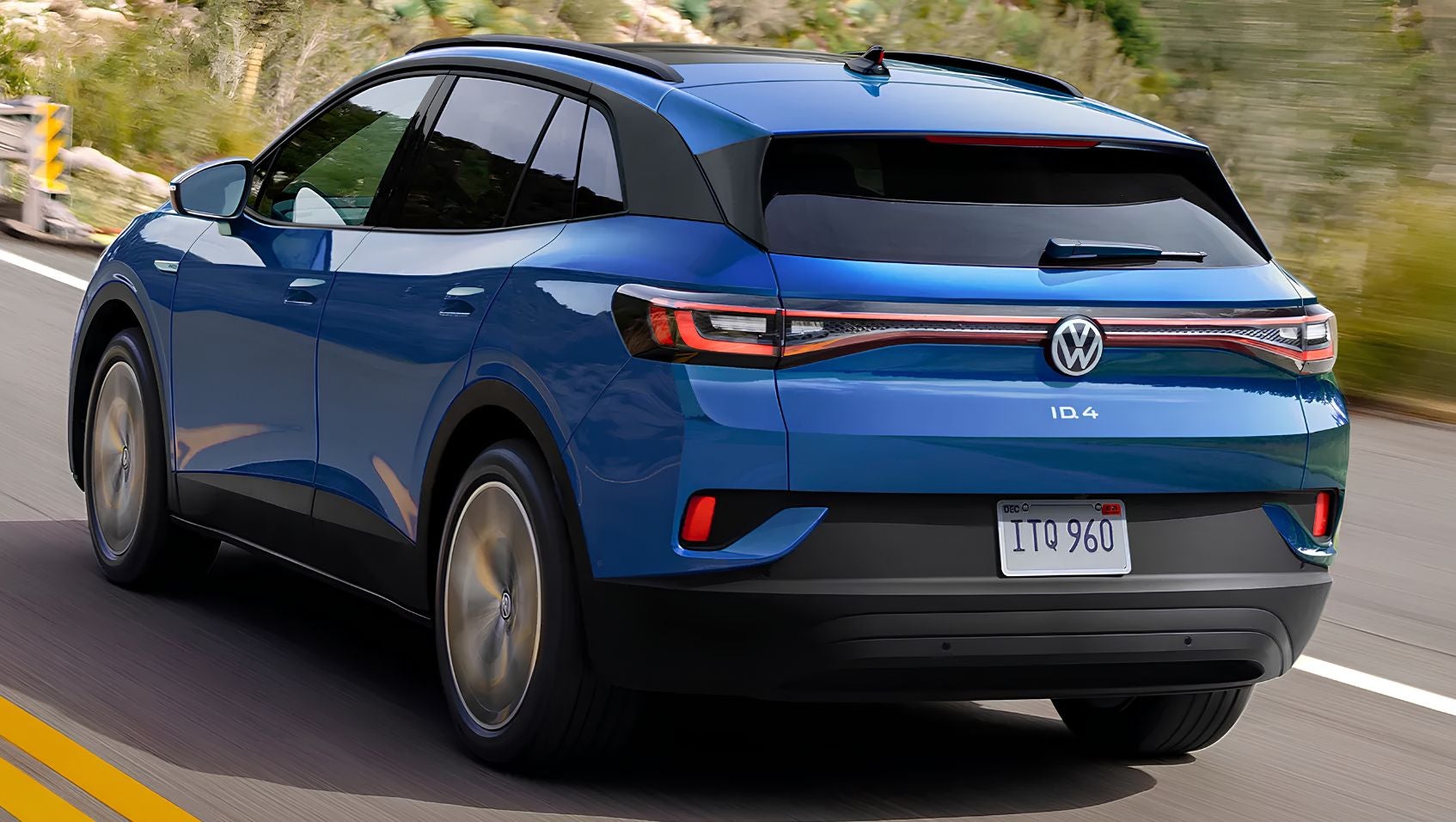 Rear view of 2026 Volkswagen ID.4 in Fayetteville, AR