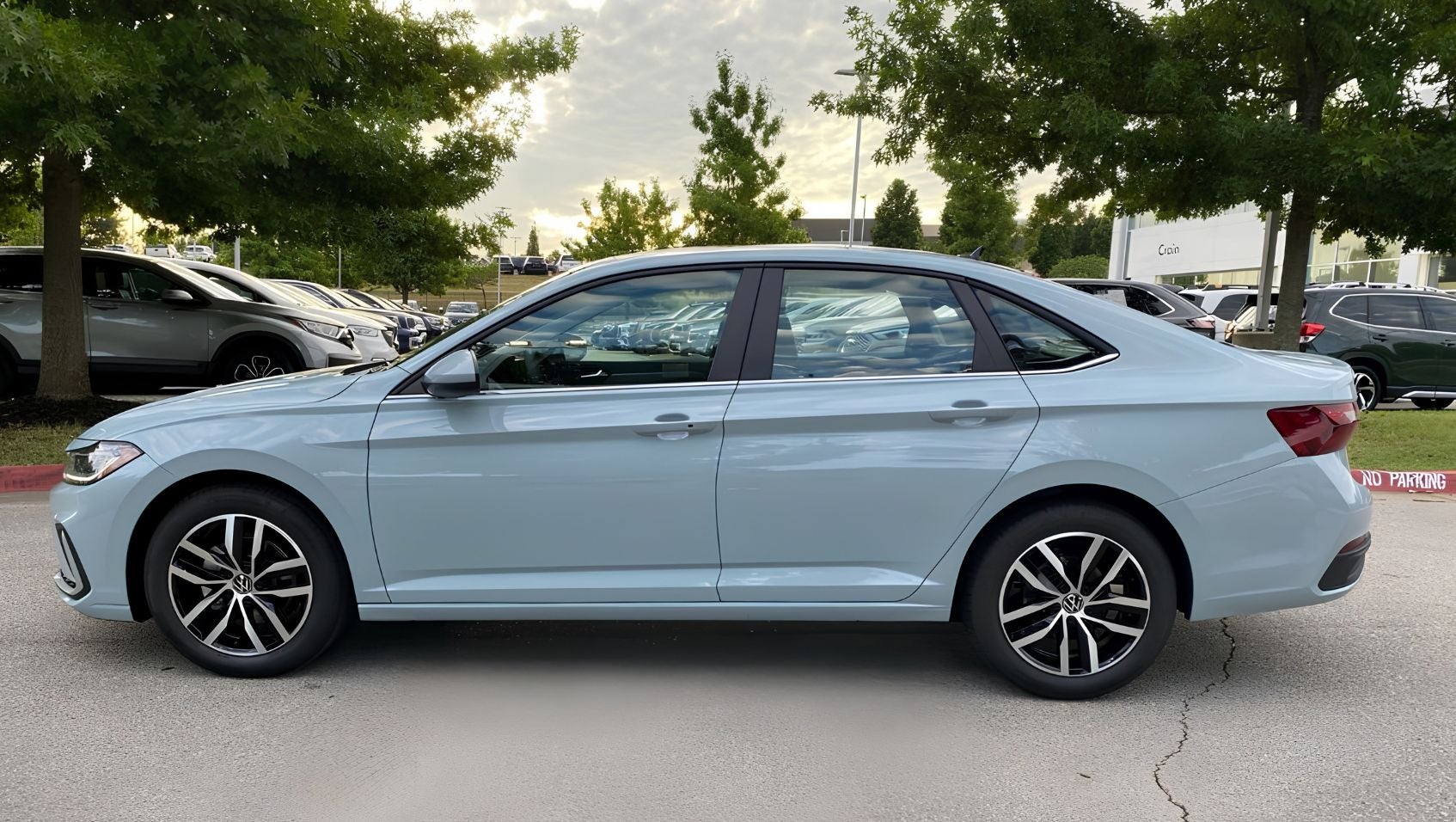 2027 Volkswagen Jetta Side at Crain Volkswagen of Fayetteville