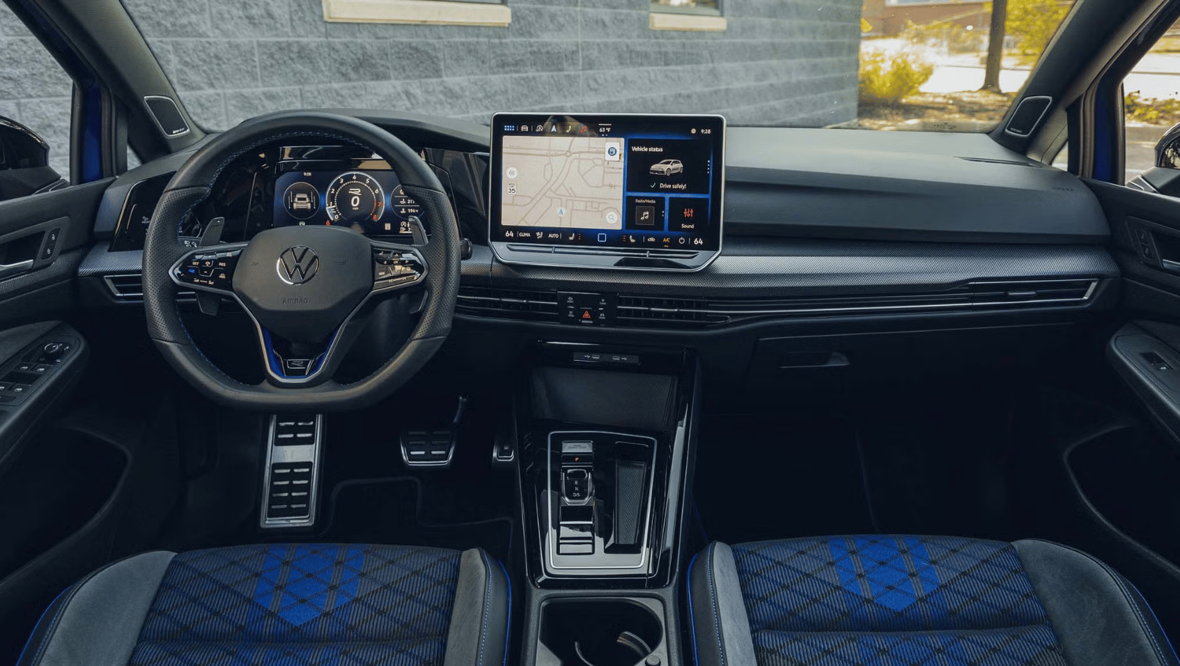 Interior view of 2025 Volkswagen Golf R in Fayetteville, AR