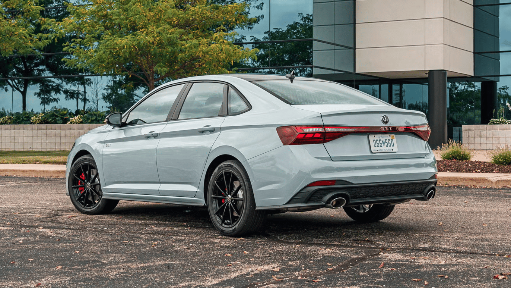 Back view of 2025 Volkswagen Jetta GLI in Fayetteville, AR
